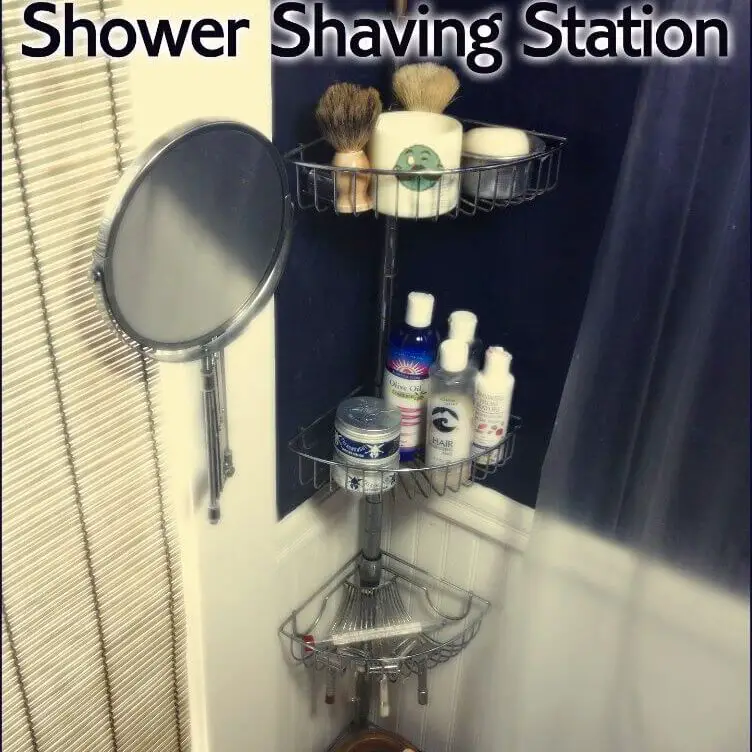 Razor Holder Shaving Brush Bracket Wall Adhesive Shower Hook