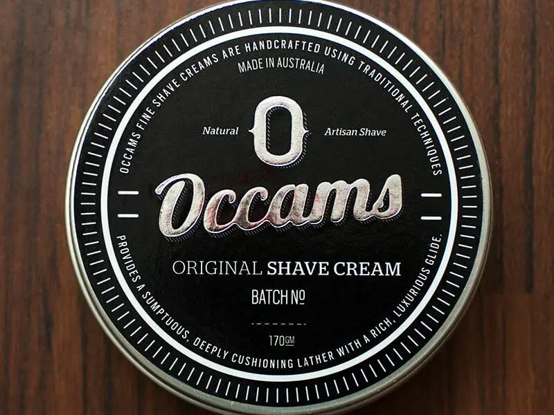 occams shave cream
