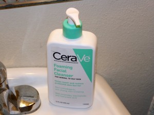 cerave face foam