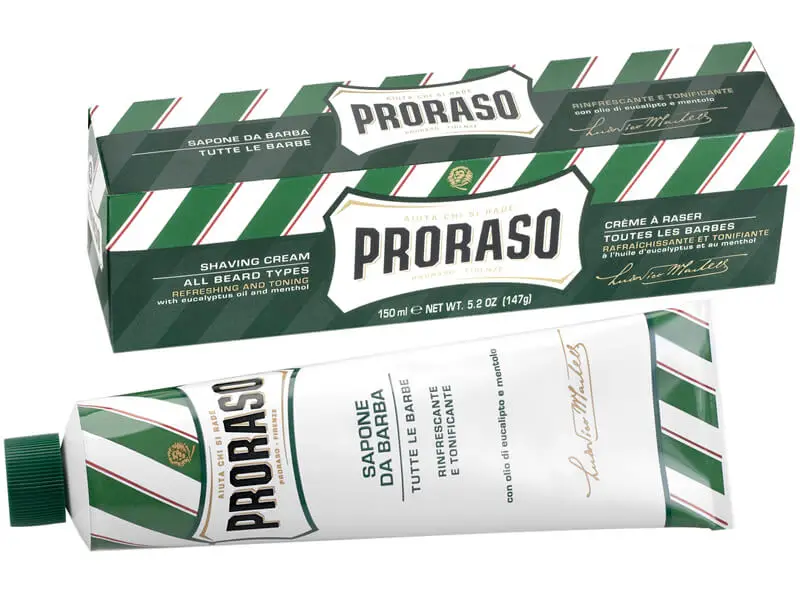 proraso green shave cream