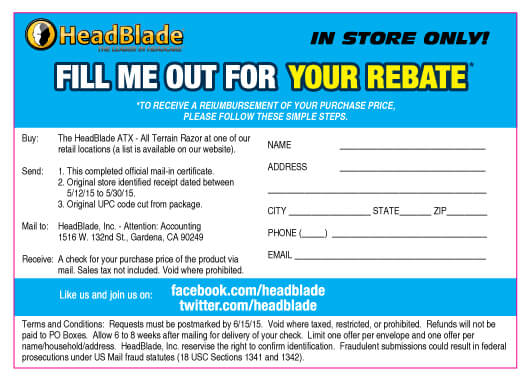 headblade coupon