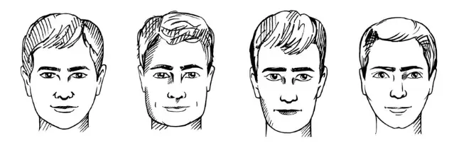 face shapes in sketches