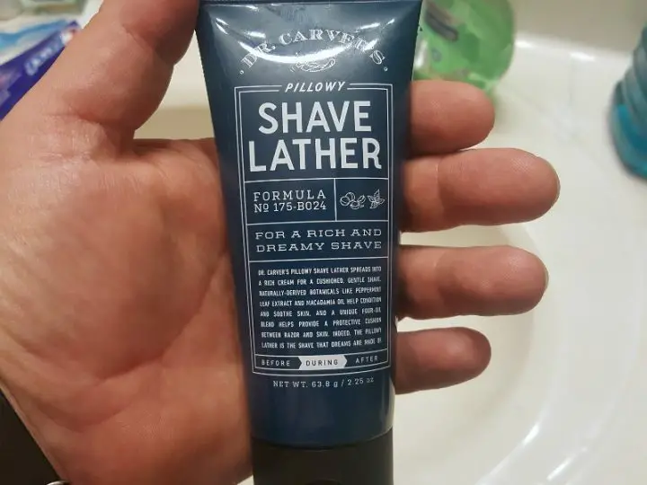 dollar shave club dr. carver's pillowy shave lather