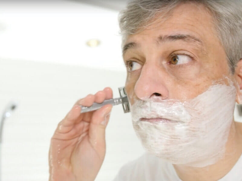 me shaving