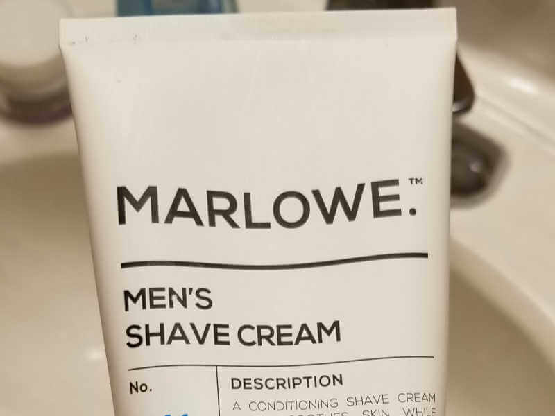 MARLOWE. No. 141 Shave Cream 6 oz, with Shea Butter & Coconut Oil