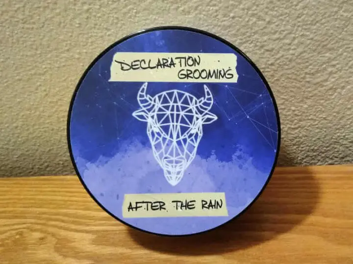 declaration grooming after the rain milksteak shave soap