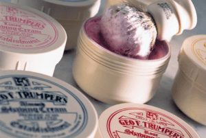 trumper shave creams and brush for traditional wet shaving