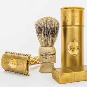 JFK's traditional wet shaving kit