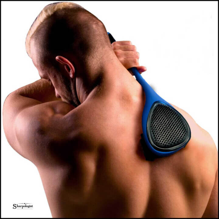 shaving your own back with bakblade