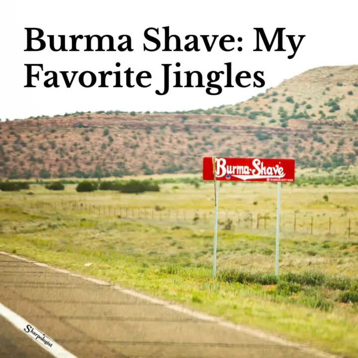 burma shave jingles