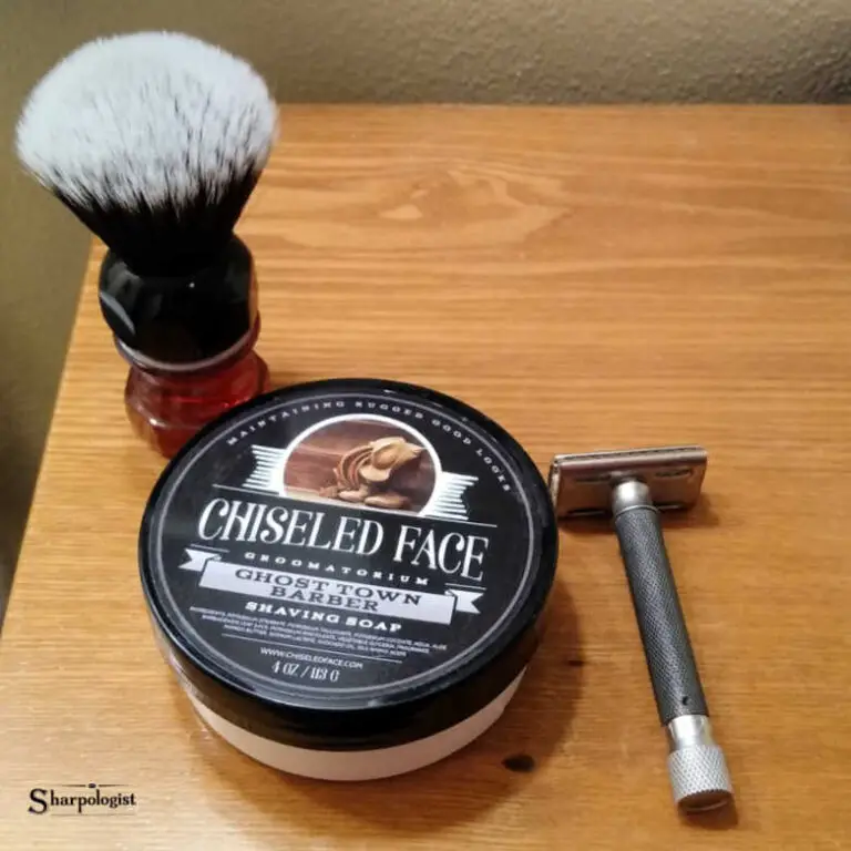 Chiseled Face Ghost Town Barber Shave Soap Review Sharpologist