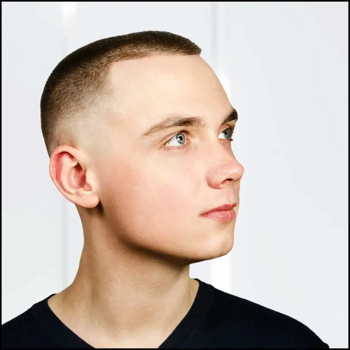 buzz cut styles receding hairline