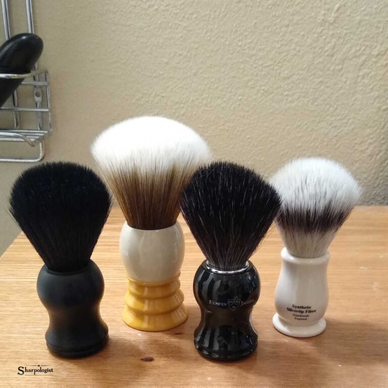 Synthetic Fiber vs Badger Hair Shave Brushes Sharpologist