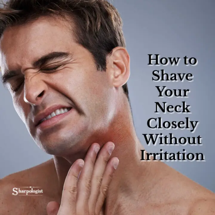 how to shave your neck