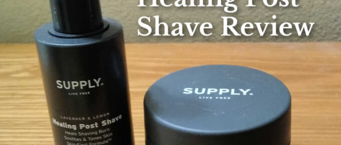 supply shave cream healing post shave review