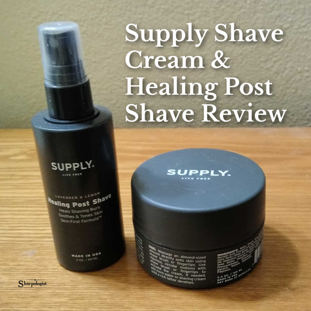 supply shave cream healing post shave review