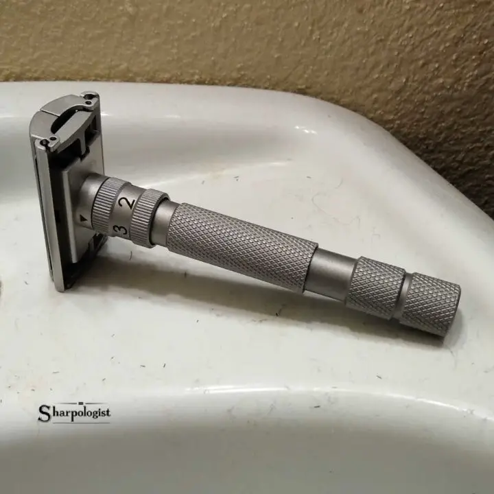 OneBlade Genesis Razor  Solid Stainless Steel Luxury Safety Razor