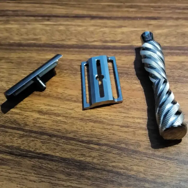 chiseled face titanium razor parts 