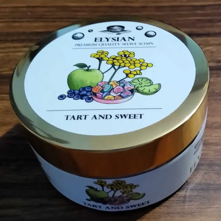 elysian tart and sweet shave soap
