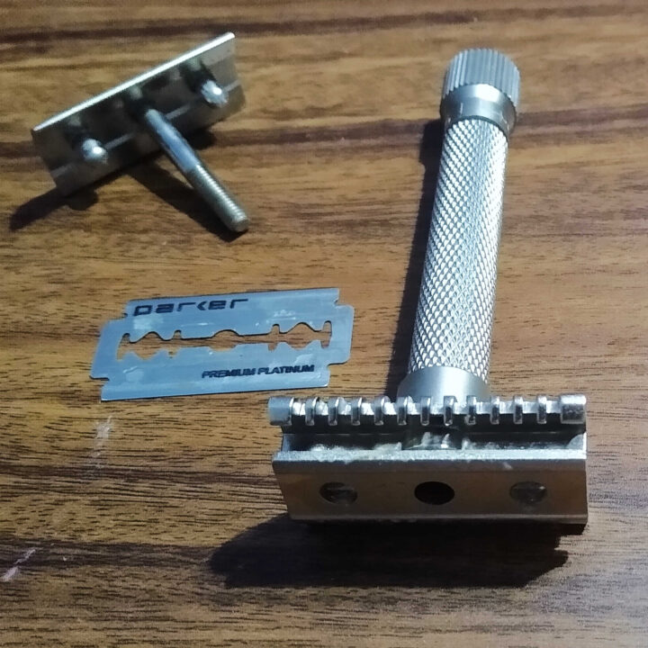 parker open comb variant razor parts