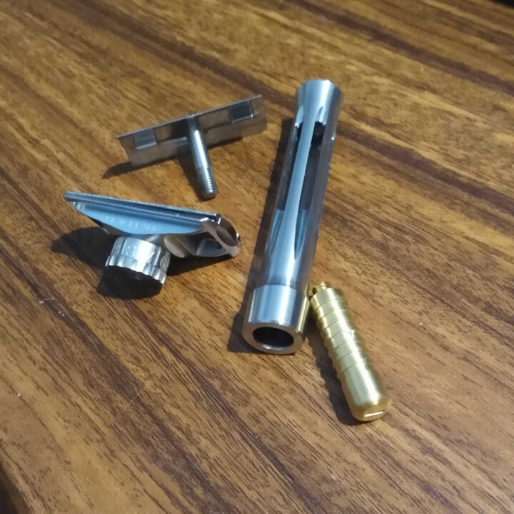 pieces of blackland osprey razor