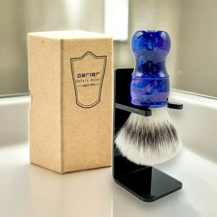 Parker Blue Storm shave brush