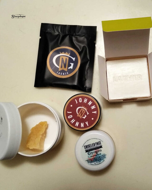 shaving soap samples