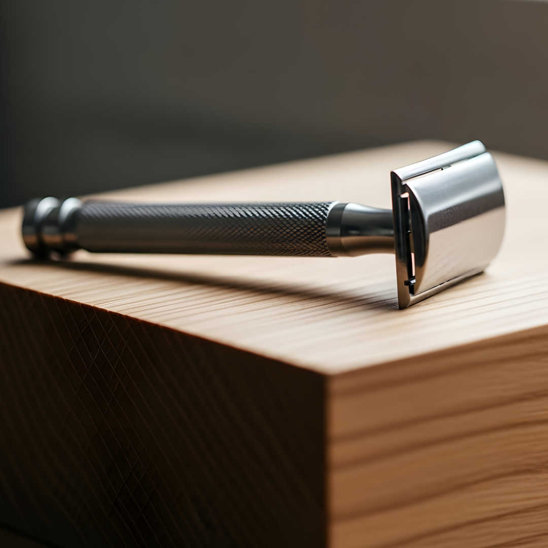 razor at rest between shaves