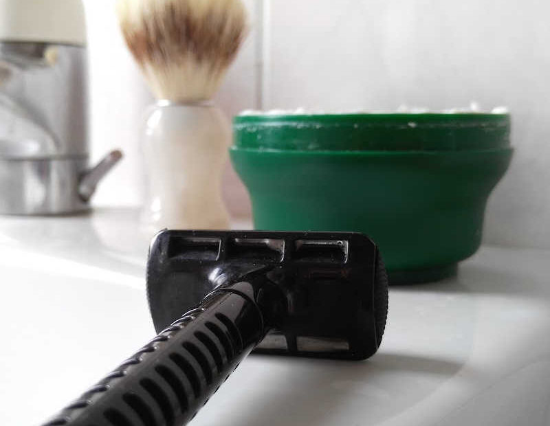 shaving setup