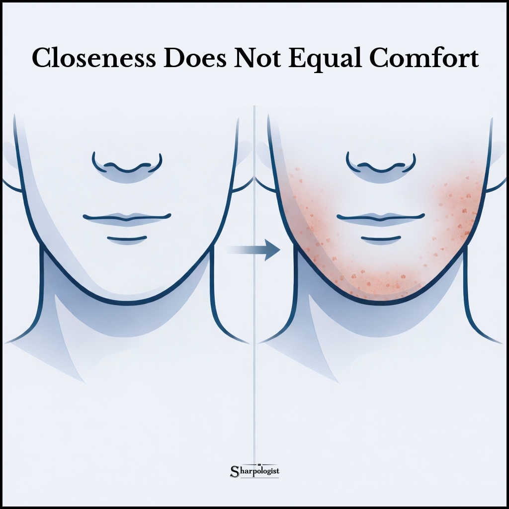 closeness does not equal comfort