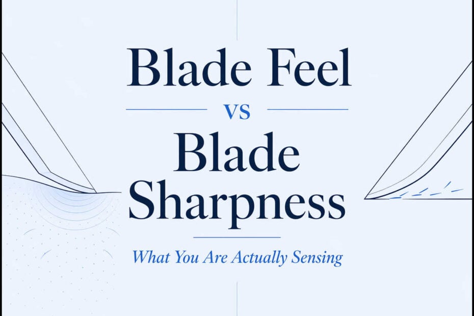 blade feel and blade sharpness are not the same