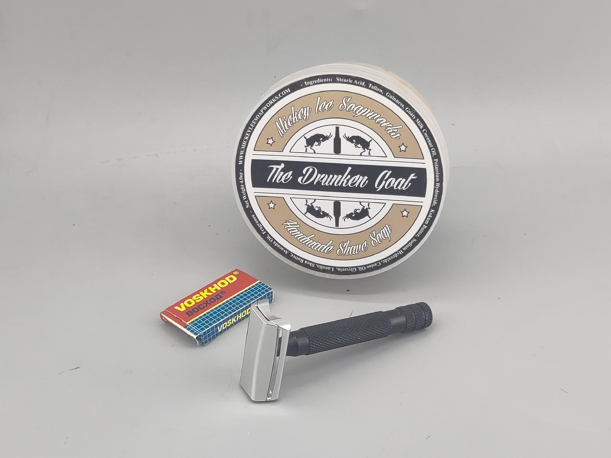 razorock smile razor with blades and soap