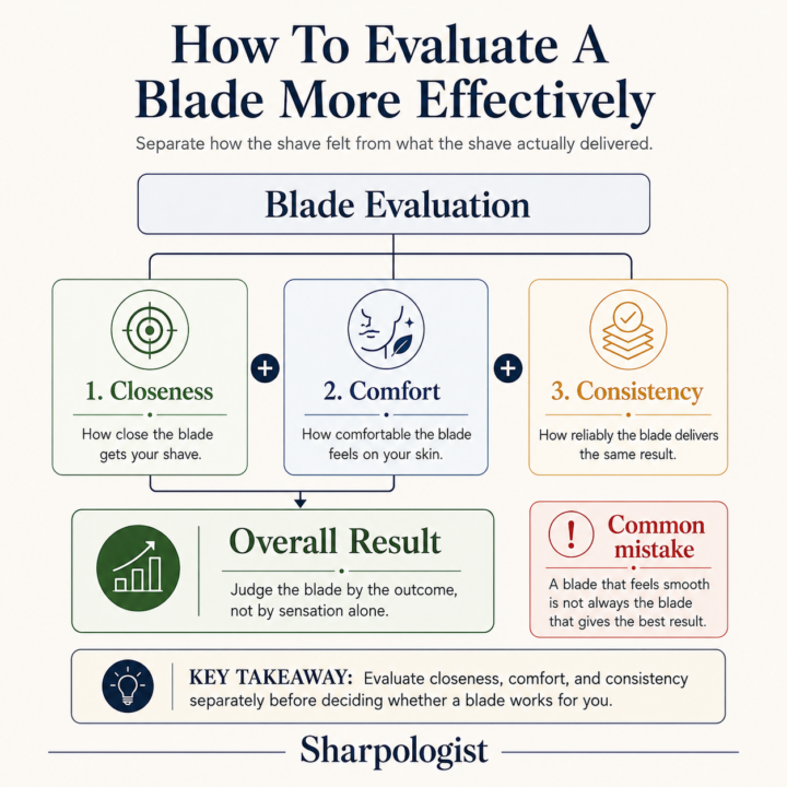 evaluating a blade