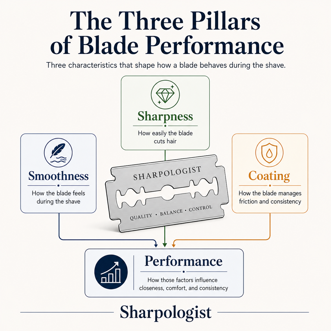 3 pillars of blade performance